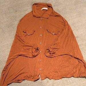 We The Free Rust Button Down Shirt
